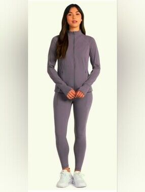 Avi Leggings w/Poackets + Zip‑Up Jacket w/Pockets and Thumb Hole Sleeve XL